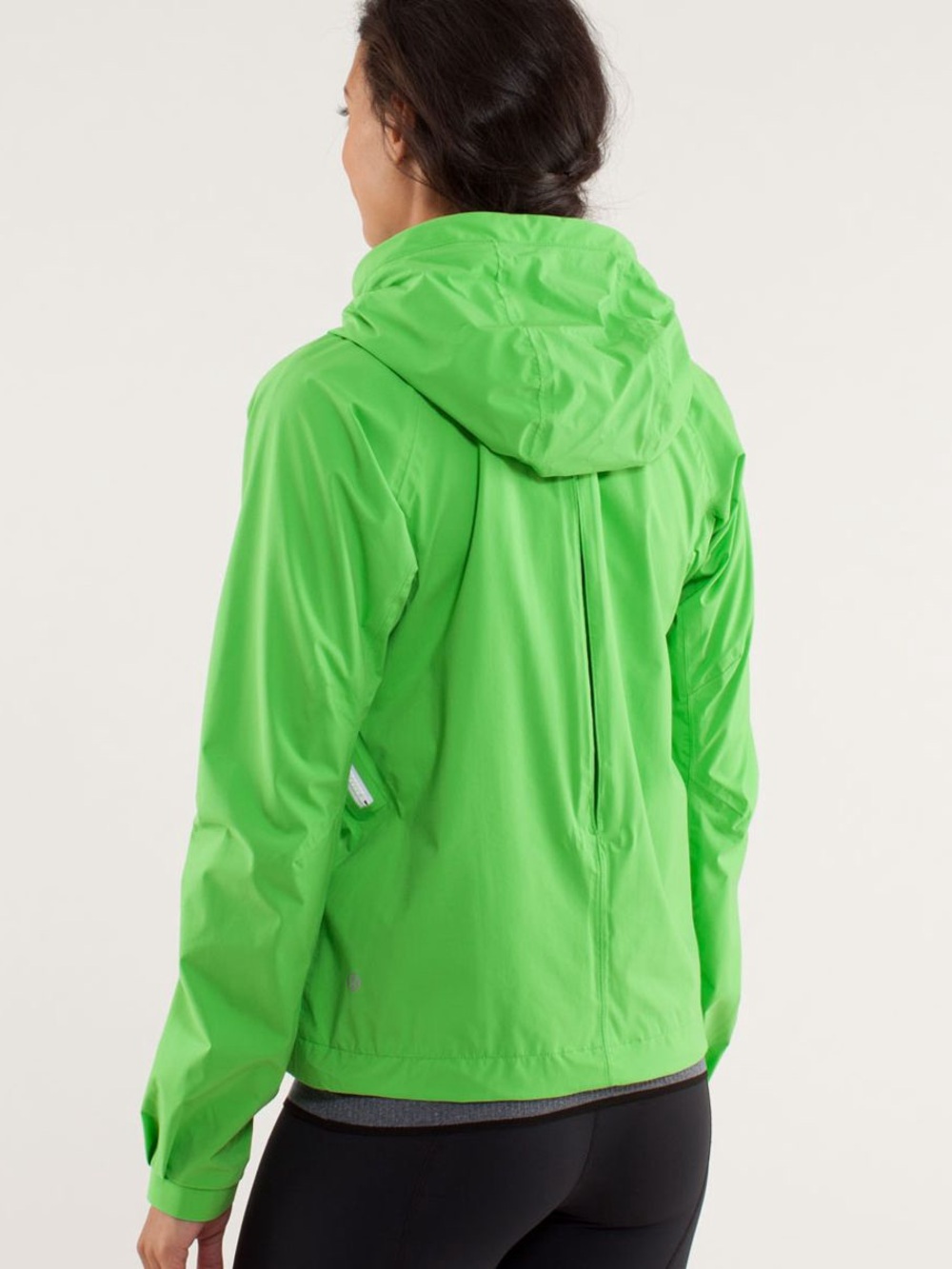 lululemon athletica  Rise and Shine 
 Green Hooded Jacket